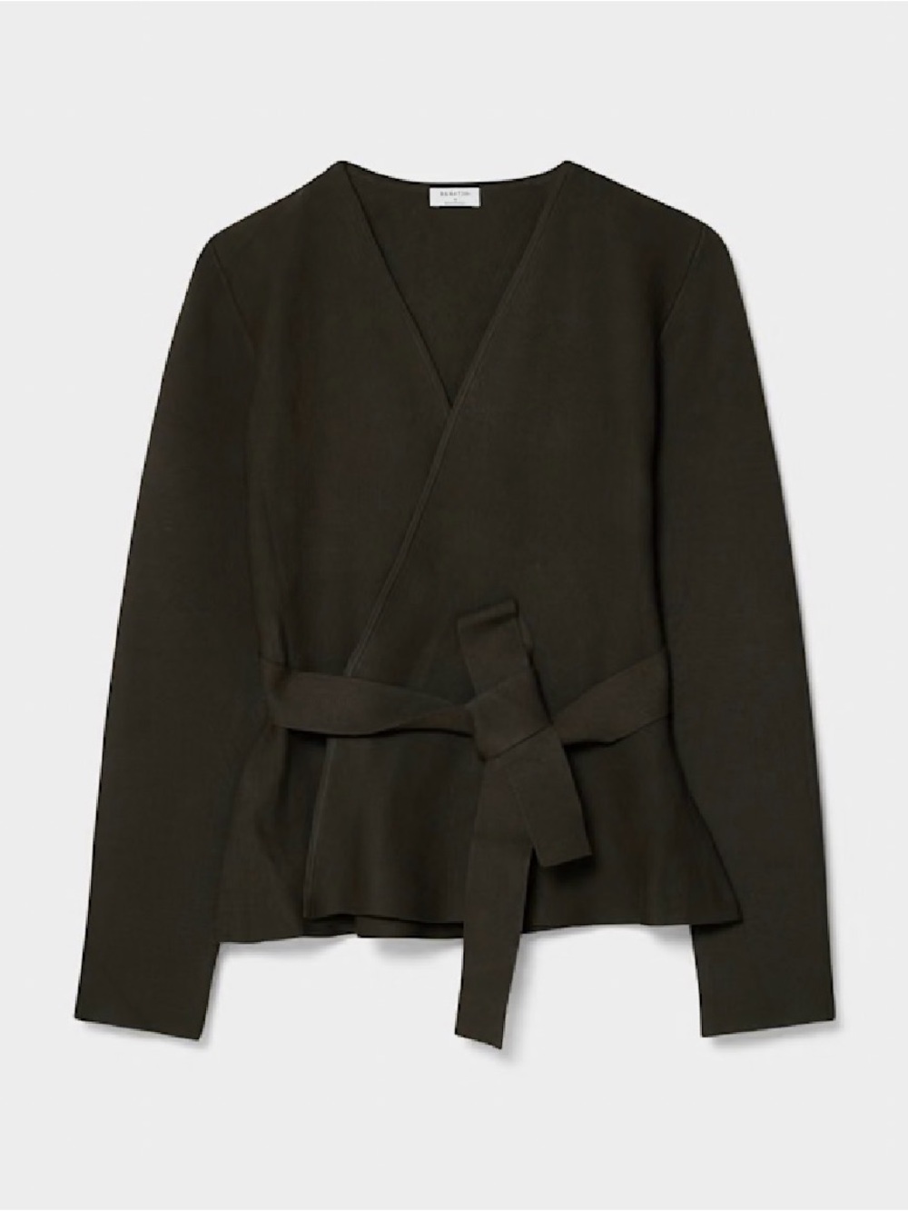 Aritzia Commuro Cardigan - Wonder Yarn Cacao Nib Small